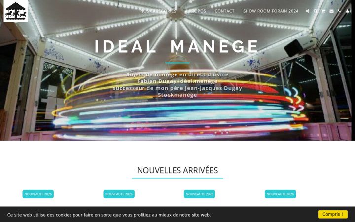 Screenshot of ideal-manege.com