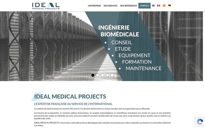 Screenshot of ideal-medical.com
