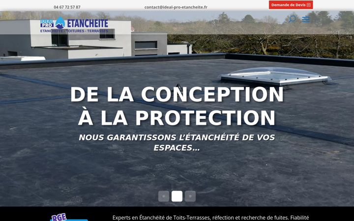 Screenshot of ideal-pro-etancheite.fr