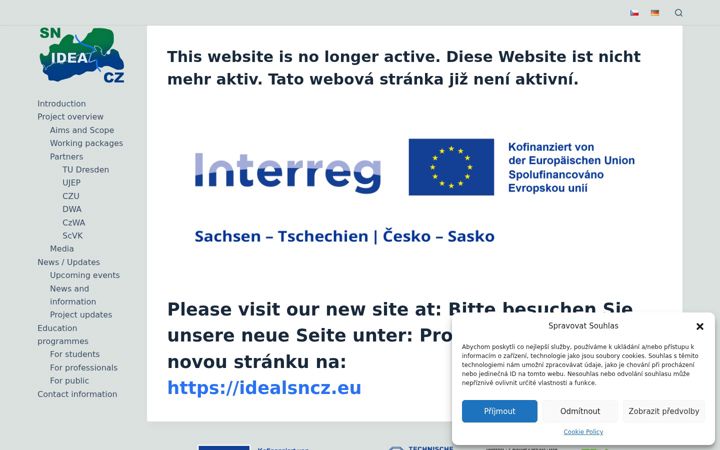 Screenshot of ideal-sncz.eu
