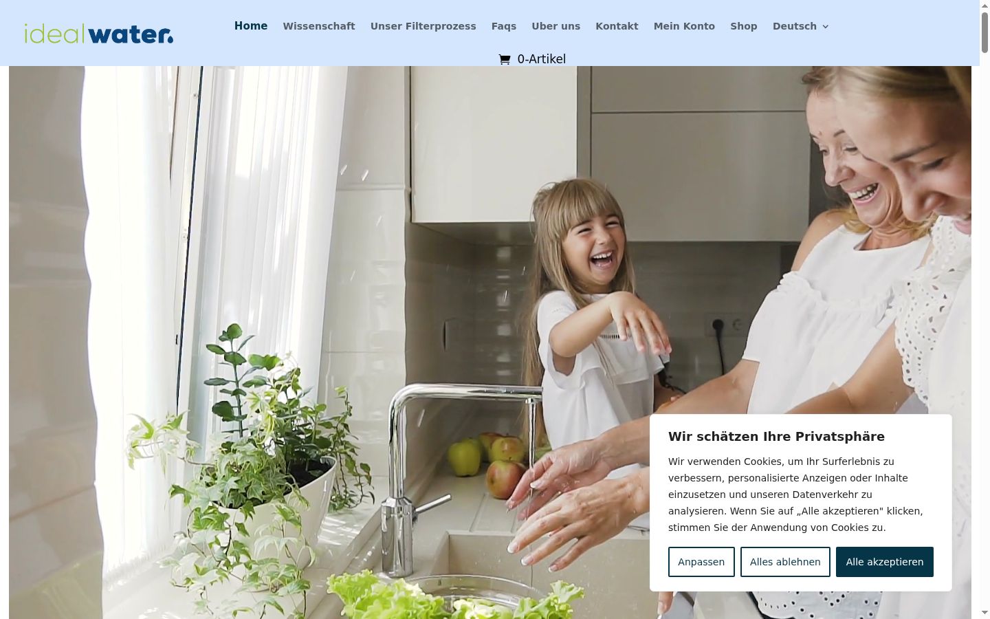 Sutikimo reklamjuostės, rodytos prieš bet kokią sąveiką, ekrano kopija