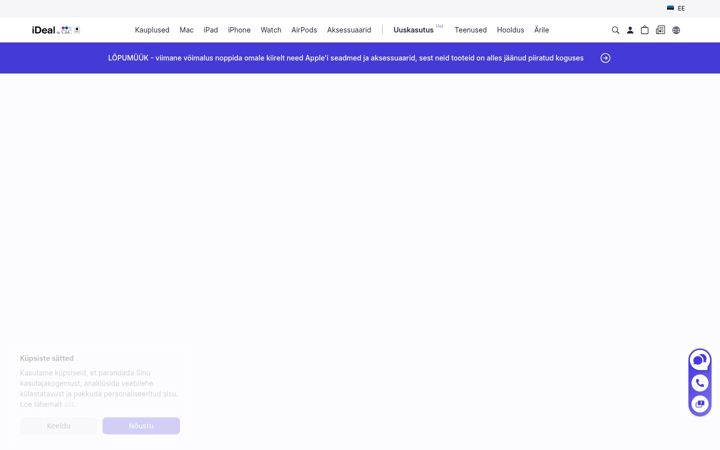 Screenshot of ideal.ee