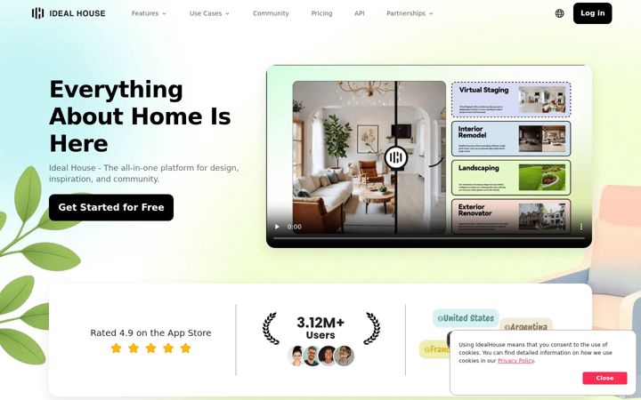 Screenshot of ideal.house