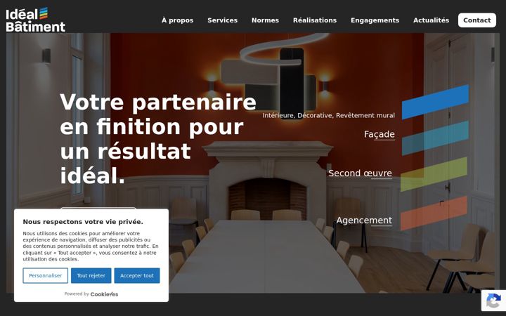 Screenshot of idealbatiment.com