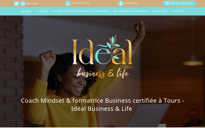 Screenshot of idealbusinessandlife.fr