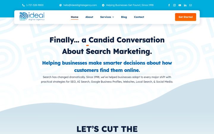 Screenshot of idealdigitalagency.com