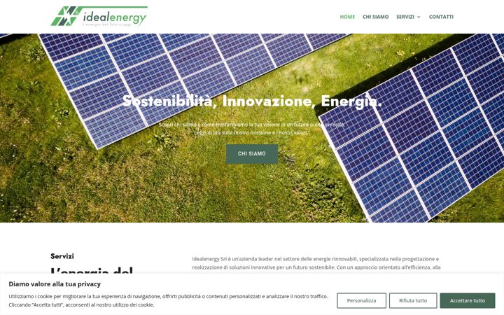 Screenshot of idealenergy.it