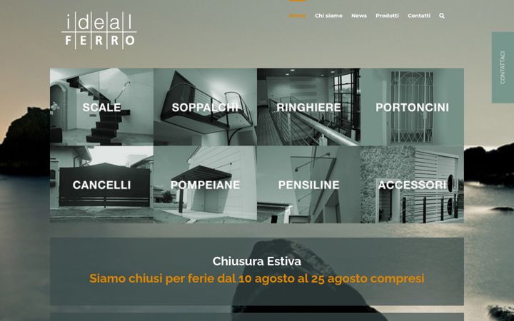 Screenshot of idealferro.it