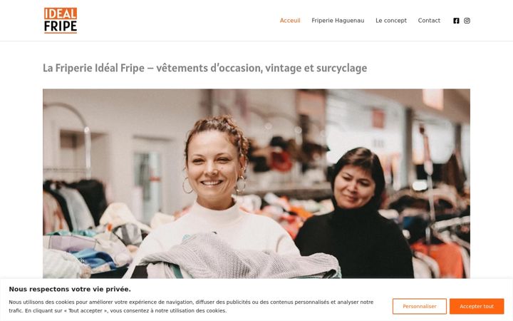 Screenshot of idealfripe.fr