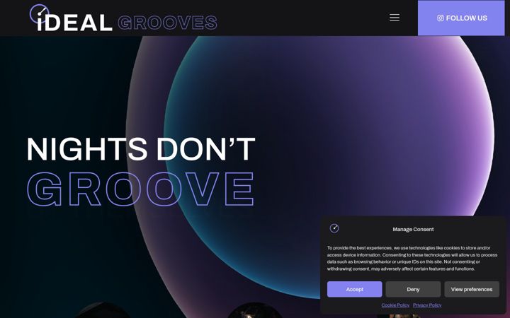 Screenshot of idealgrooves.gr
