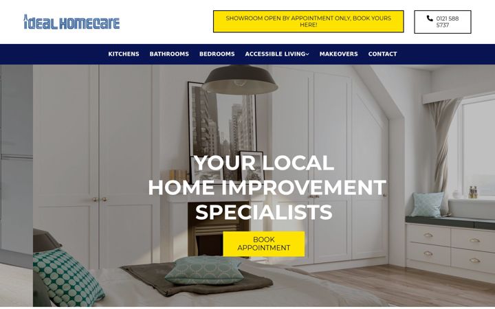 Screenshot of idealhomecare.co.uk