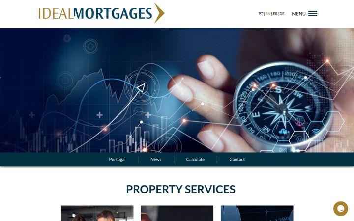 Screenshot of idealhomesmortgages.com