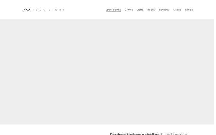 Screenshot of idealight.pl
