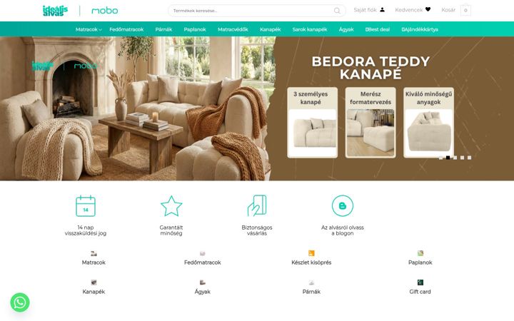 Screenshot of idealisalvas.hu