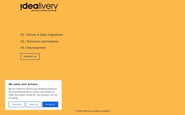 Képernyőkép: idealivery.com