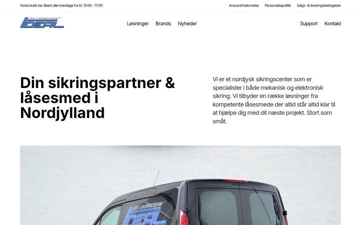Screenshot of ideallaase.dk