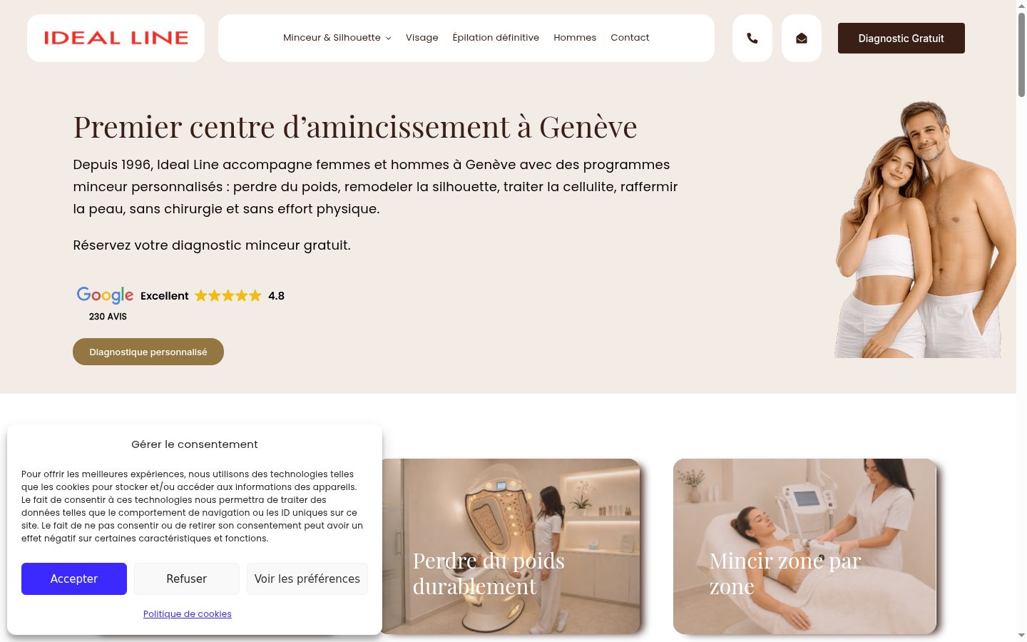 Screenshot tal-banner tal-kunsens muri qabel kwalunkwe interazzjoni