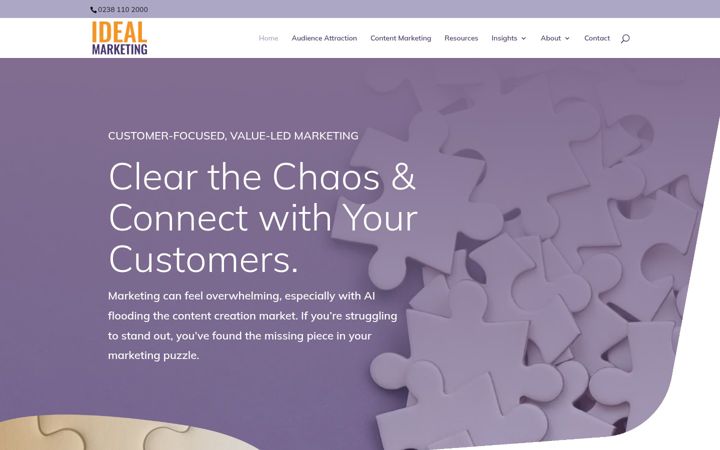Screenshot of idealmarketingcompany.com
