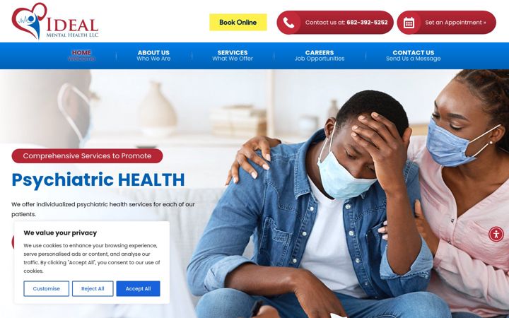 Képernyőkép: idealmentalhealthllc.com