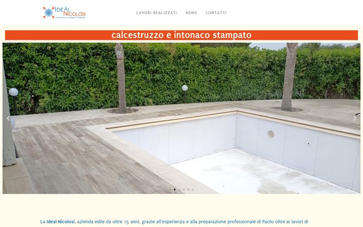Screenshot of idealnicolosi.it