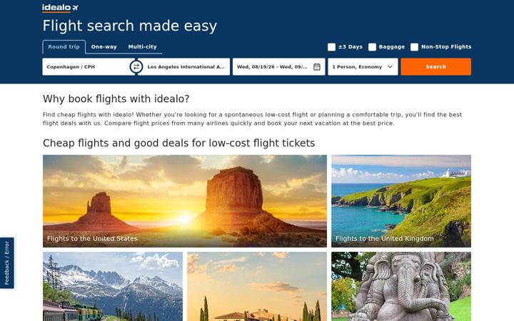 Screenshot of idealo.com