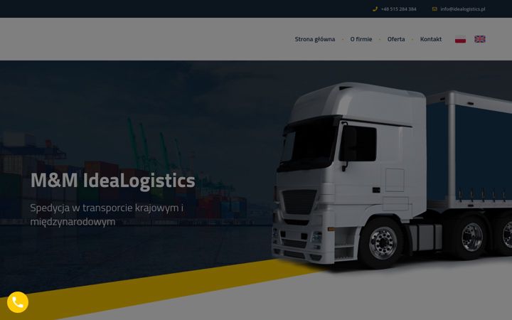 Screenshot of idealogistics.pl