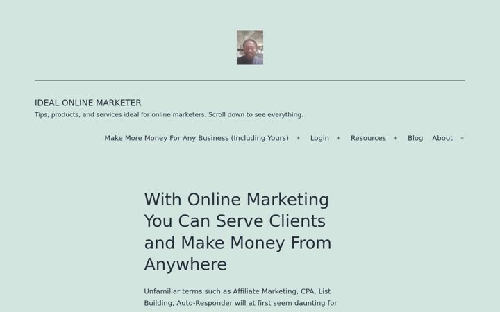 Képernyőkép: idealonlinemarketer.com