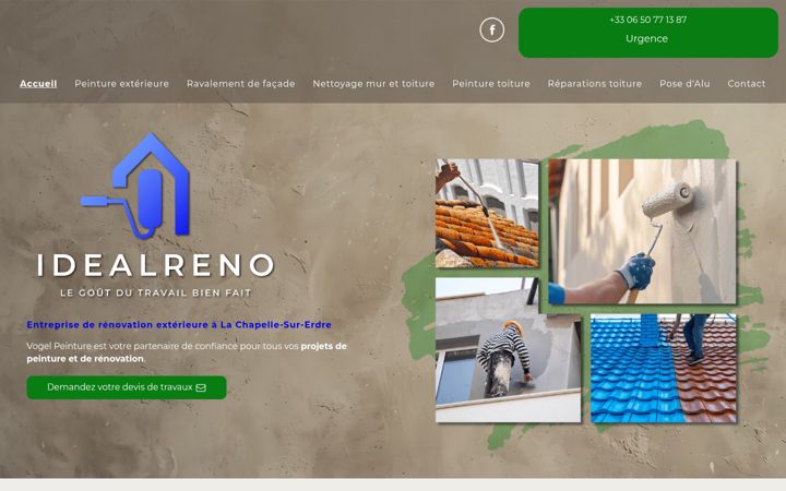 Screenshot of idealreno.fr
