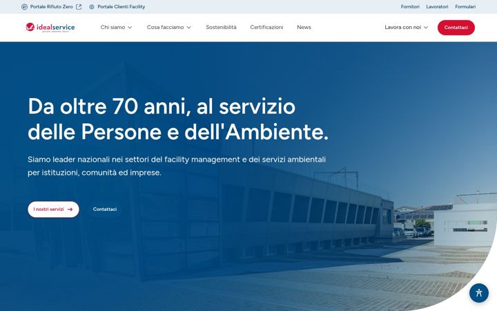 Screenshot of idealservice.it