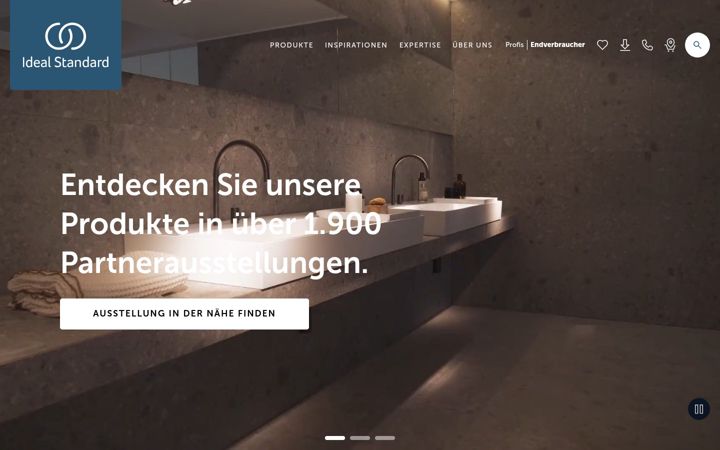Screenshot of idealstandard.de