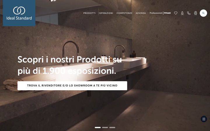 Screenshot of idealstandard.it