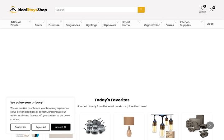 Képernyőkép: idealstaysshop.com