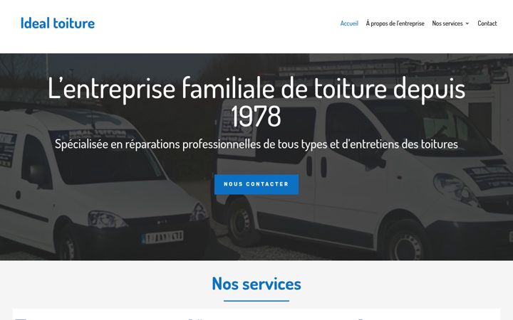 Screenshot of idealtoiture.be