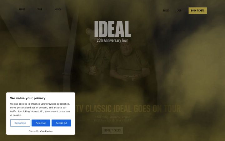 Screenshot of idealtour.co.uk