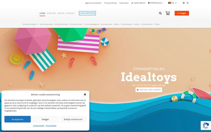 Screenshot of idealtoys.be