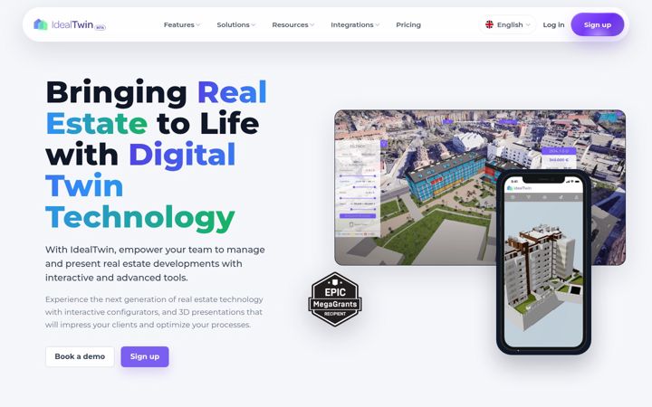 Képernyőkép: idealtwin.com