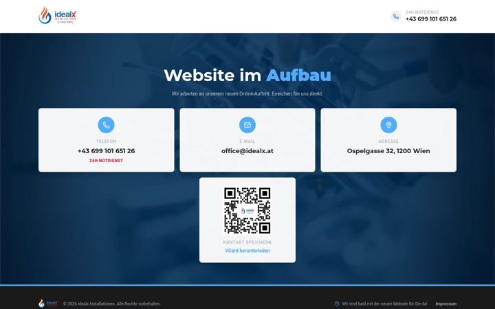 Screenshot of idealx.at