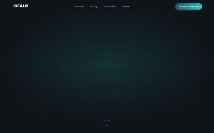 Screenshot of idealx.sk