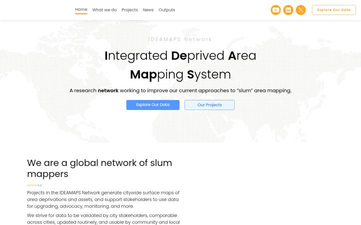 Screenshot of ideamapsnetwork.org