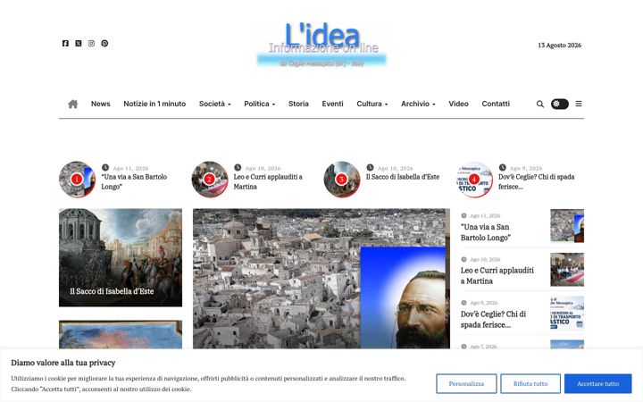 Screenshot of ideanews.it