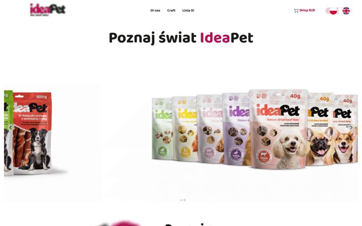 Screenshot of ideapet.pl