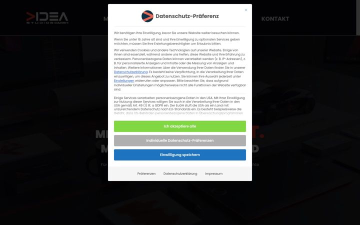 Screenshot of ideapictures.de