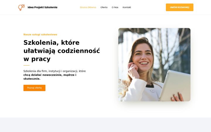 Screenshot of ideaprojektdofinansowania.pl