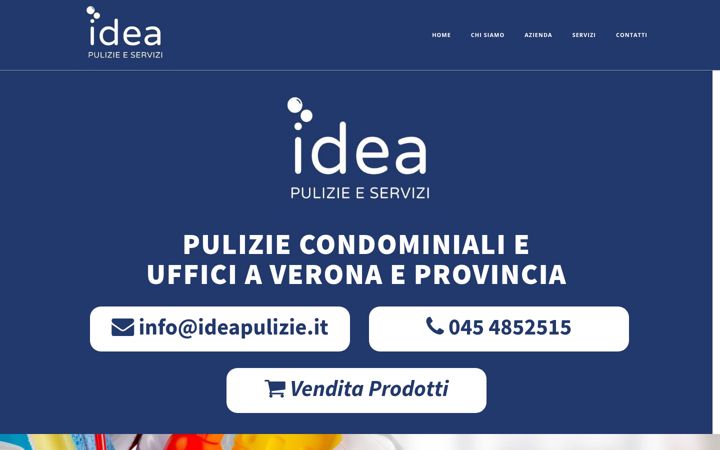 Screenshot of ideapulizie.it