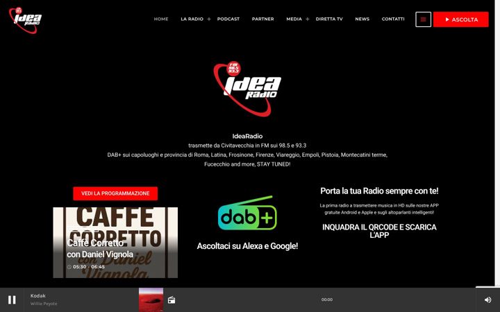 Screenshot of idearadio.net