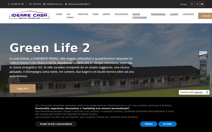 Screenshot of idearecasasas.it