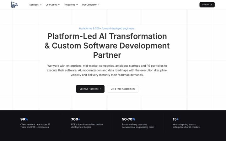 Screenshot of ideas2it.com