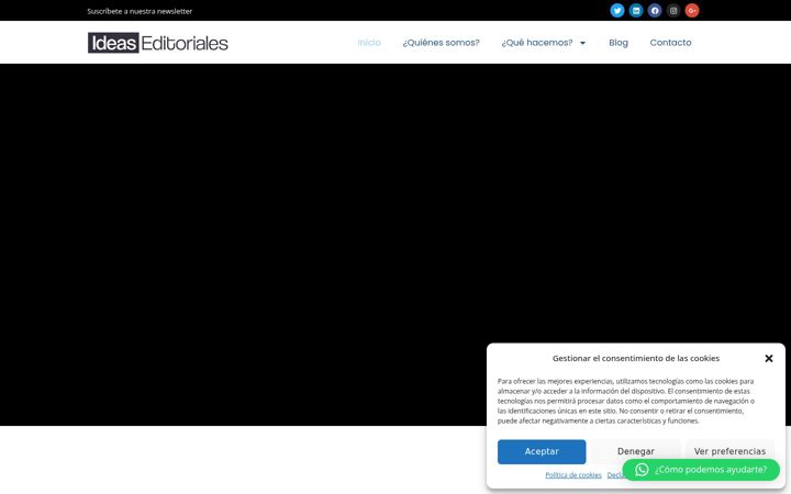 Screenshot of ideaseditoriales.com