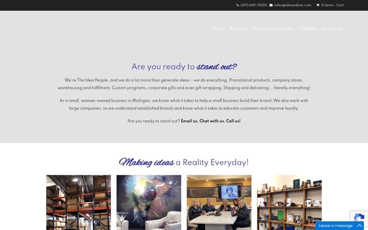 Screenshot of ideasideas.com