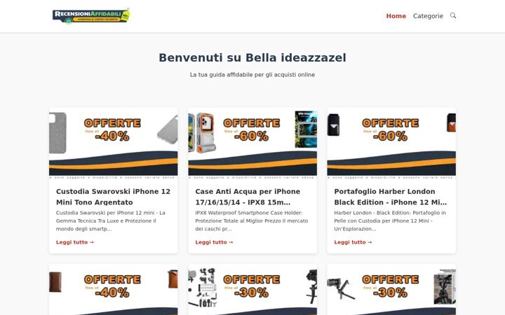 Screenshot of ideasito.it